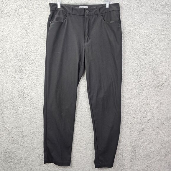 VRST Golf Tech Pants Men's Black Solid Straight Chino Flat Front 32 x 29 - Picture 1 of 15